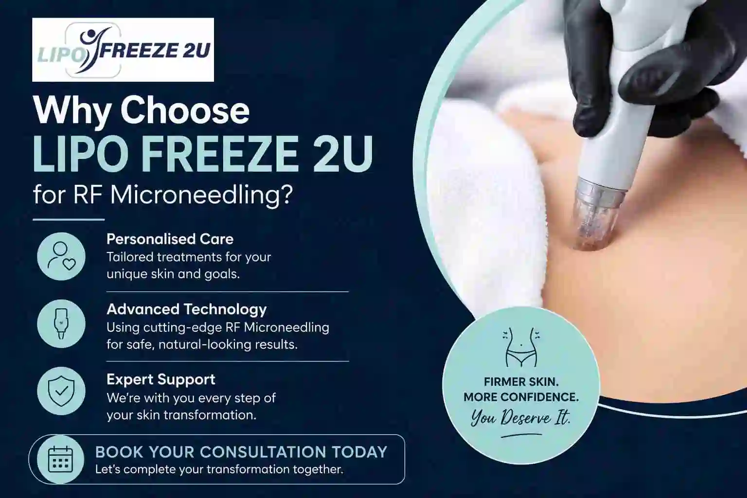 Why Choose LIPO FREEZE 2U for RF Microneedling Lymington?